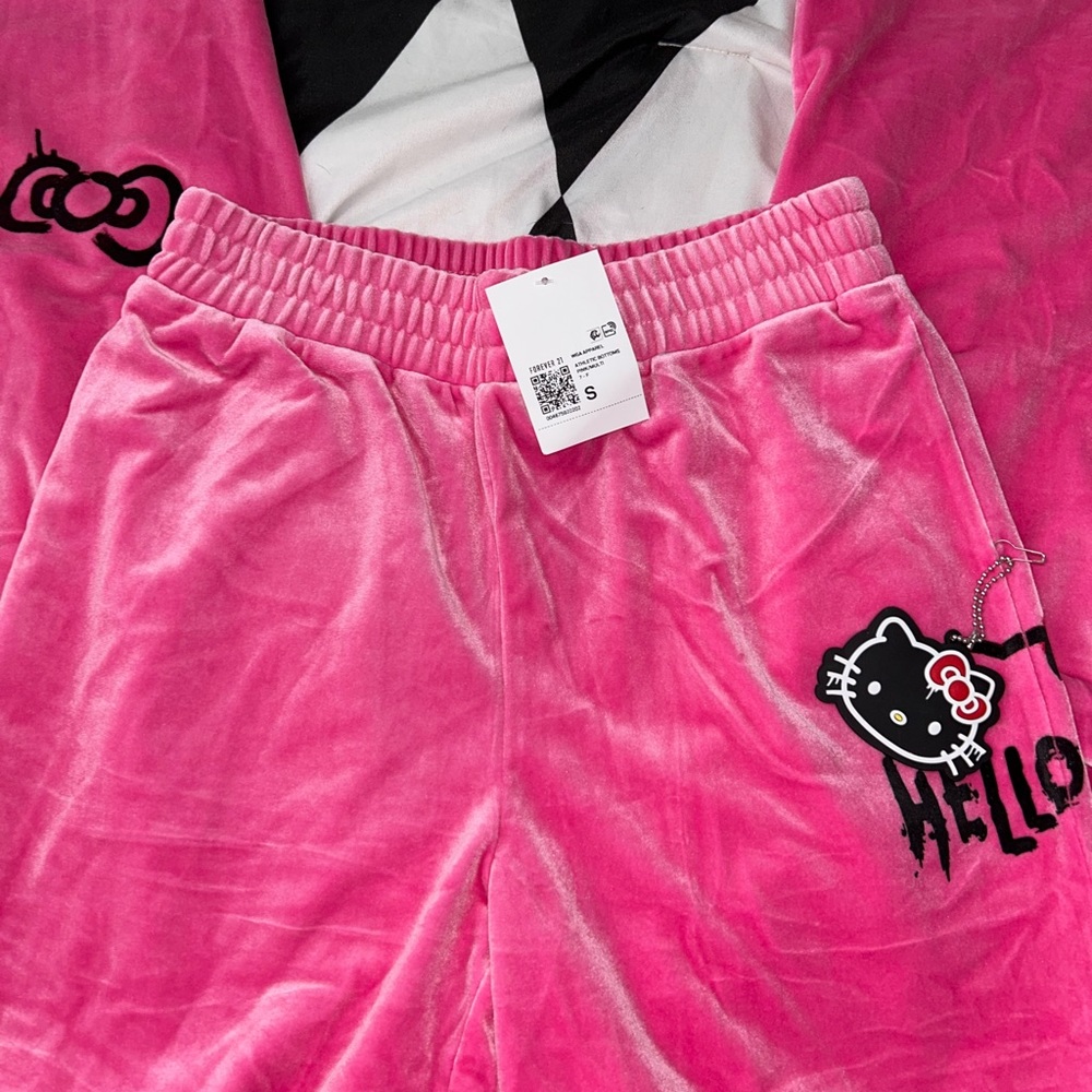 Hello kitty velour pants